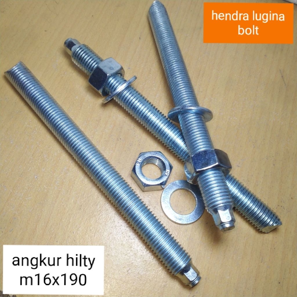 angkur HILTI m16x190 mur kunci 24