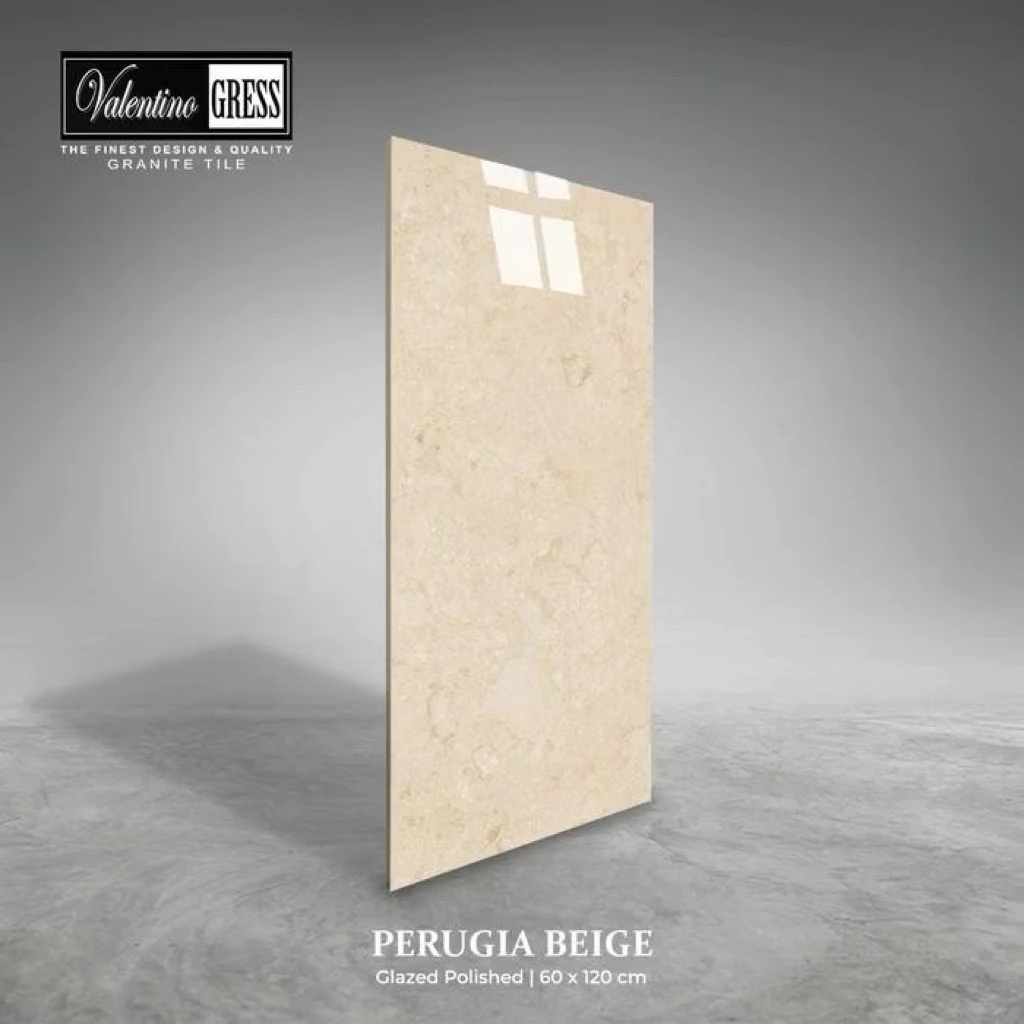 Granite Valentino Gress 60x120 Cm Perugia Beige Homogenous Tile