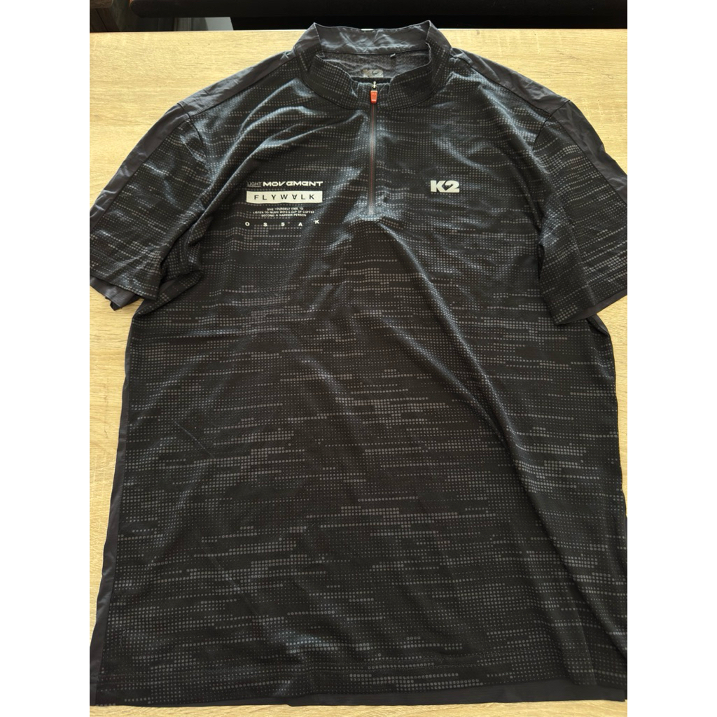 Kaos K2 Baselayer Black Gunung Outdoor Trekking Kaos Olahraga Adem Lembut Dingin Versi Original #bas