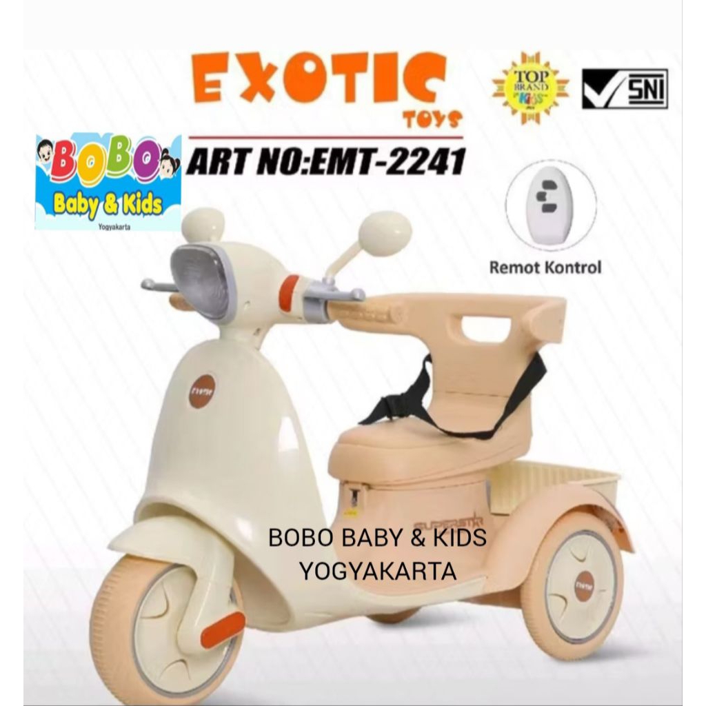 Mainan Motor Aki Anak Remot Exotic Emt-2241