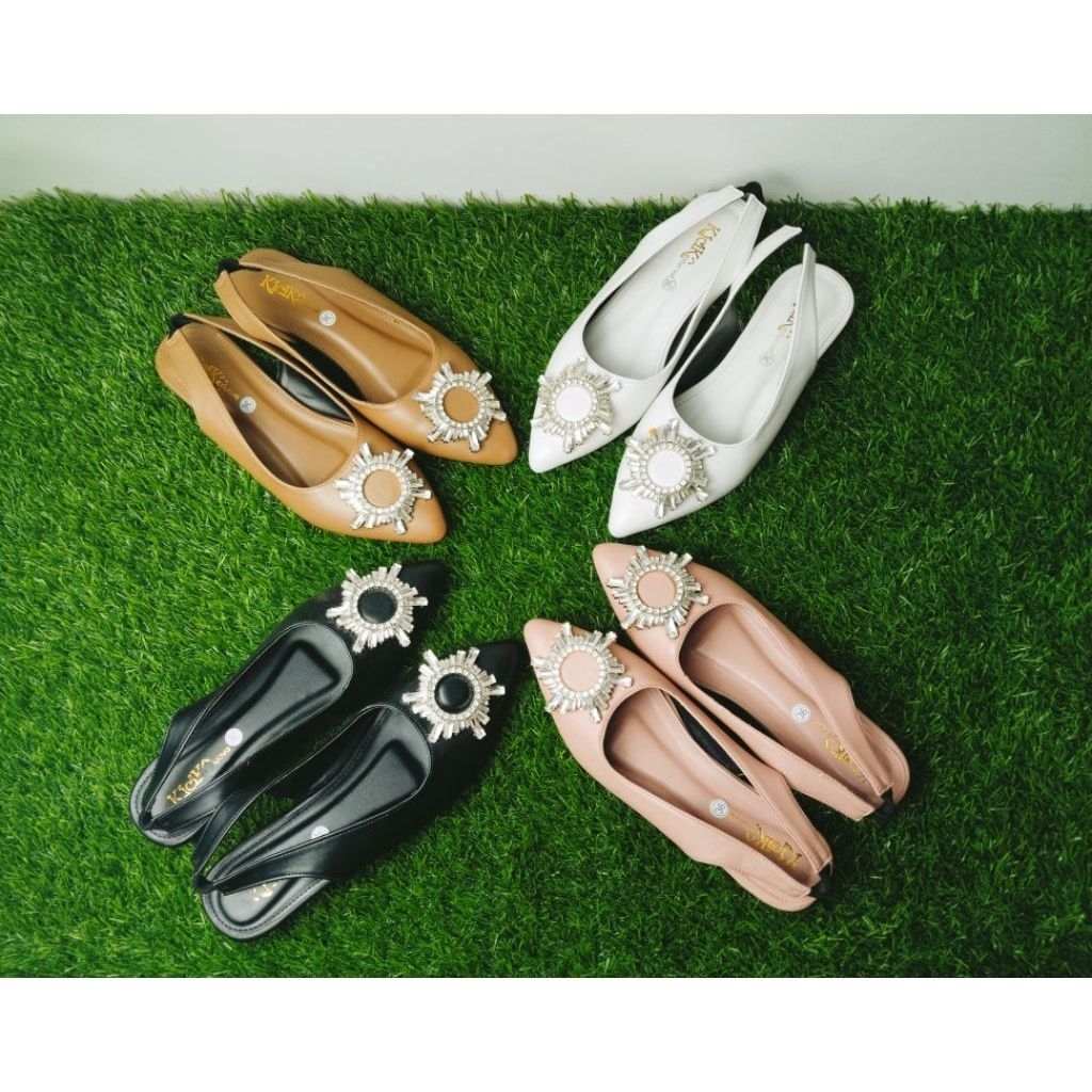 KCE - Matahari/ Sepatu Kondangan/ Sepatu pesta/Wedges Wanita Dewasa/ Sepatu Wanita