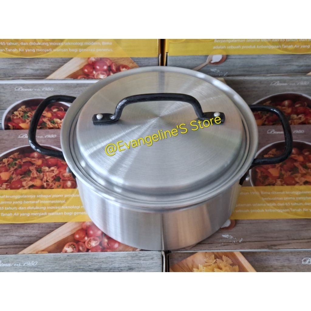 Bima Saucepot Panci Tutup Panci Tradition Aluminium 20 Cm