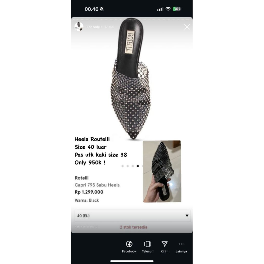 Sepatu rotelli blink