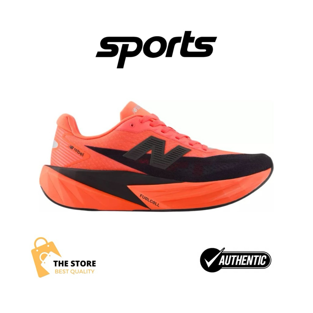 Sepatu Running NB Fuelcell Rebel V5 Red Black