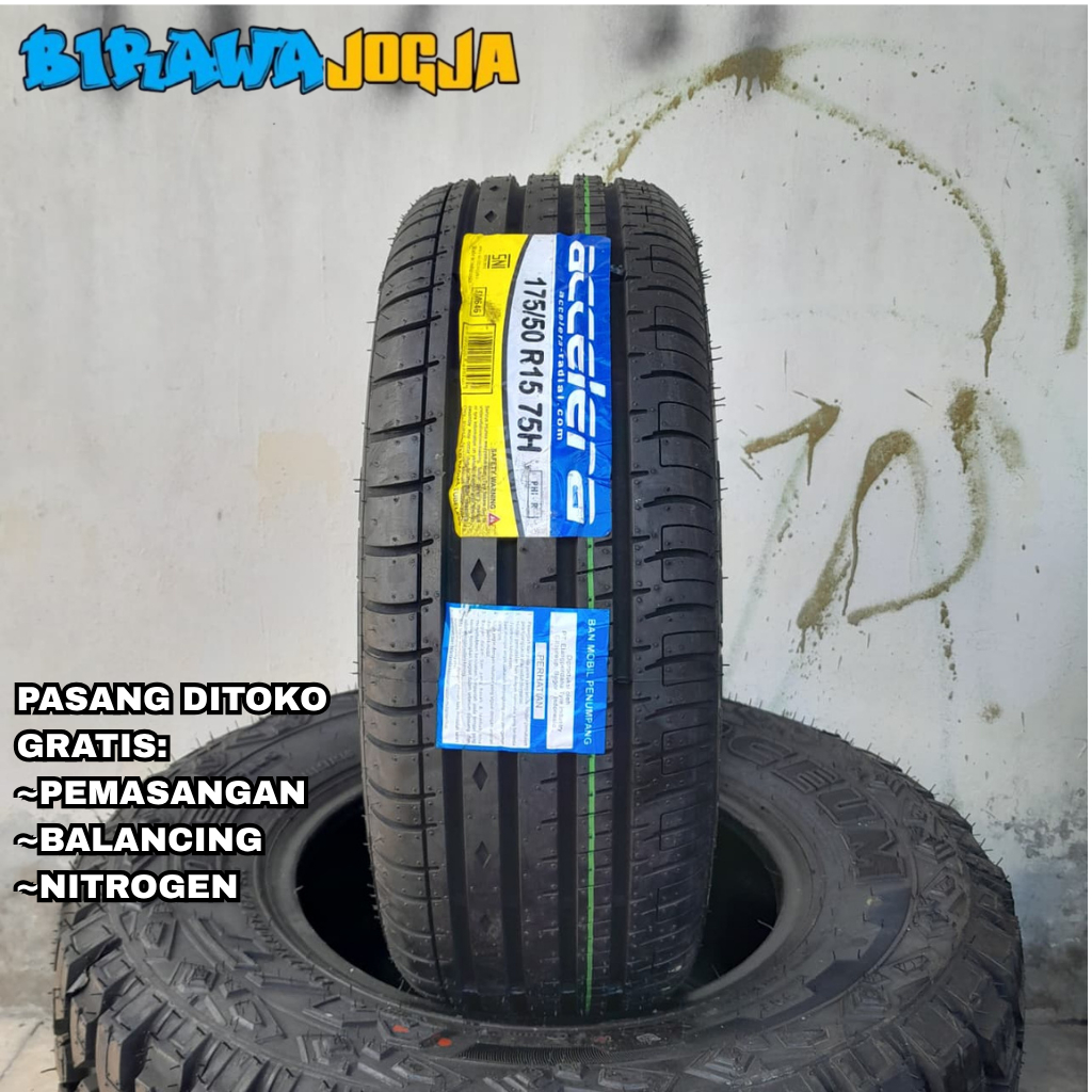 BAN MOBIL RING 15 175 50 ACCELERA PHI R UNTUK KARIMUN, PICANTO, ATOZ 175 50 R15 BAN MURAH