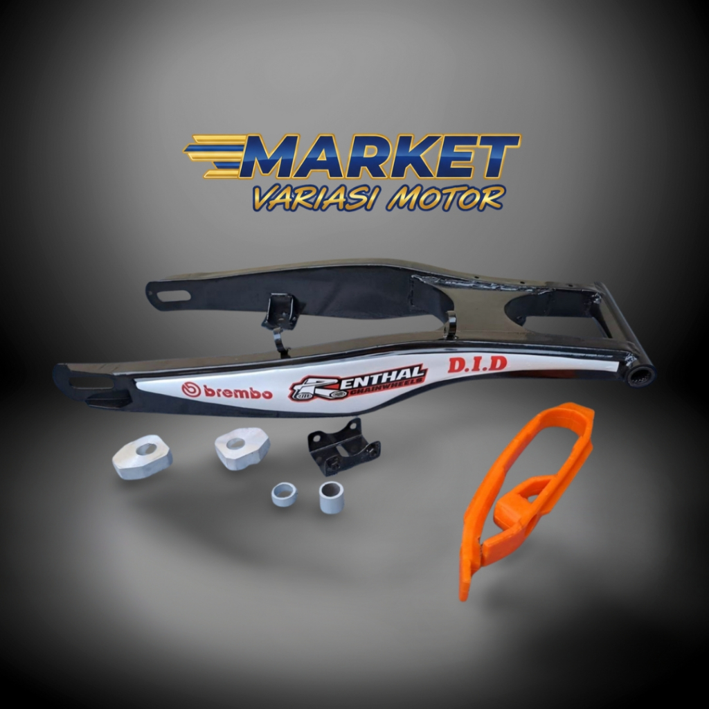 Swing arm replika ktm250 pnp klx & crf panjang 66cm cocok untuk modif supermoto