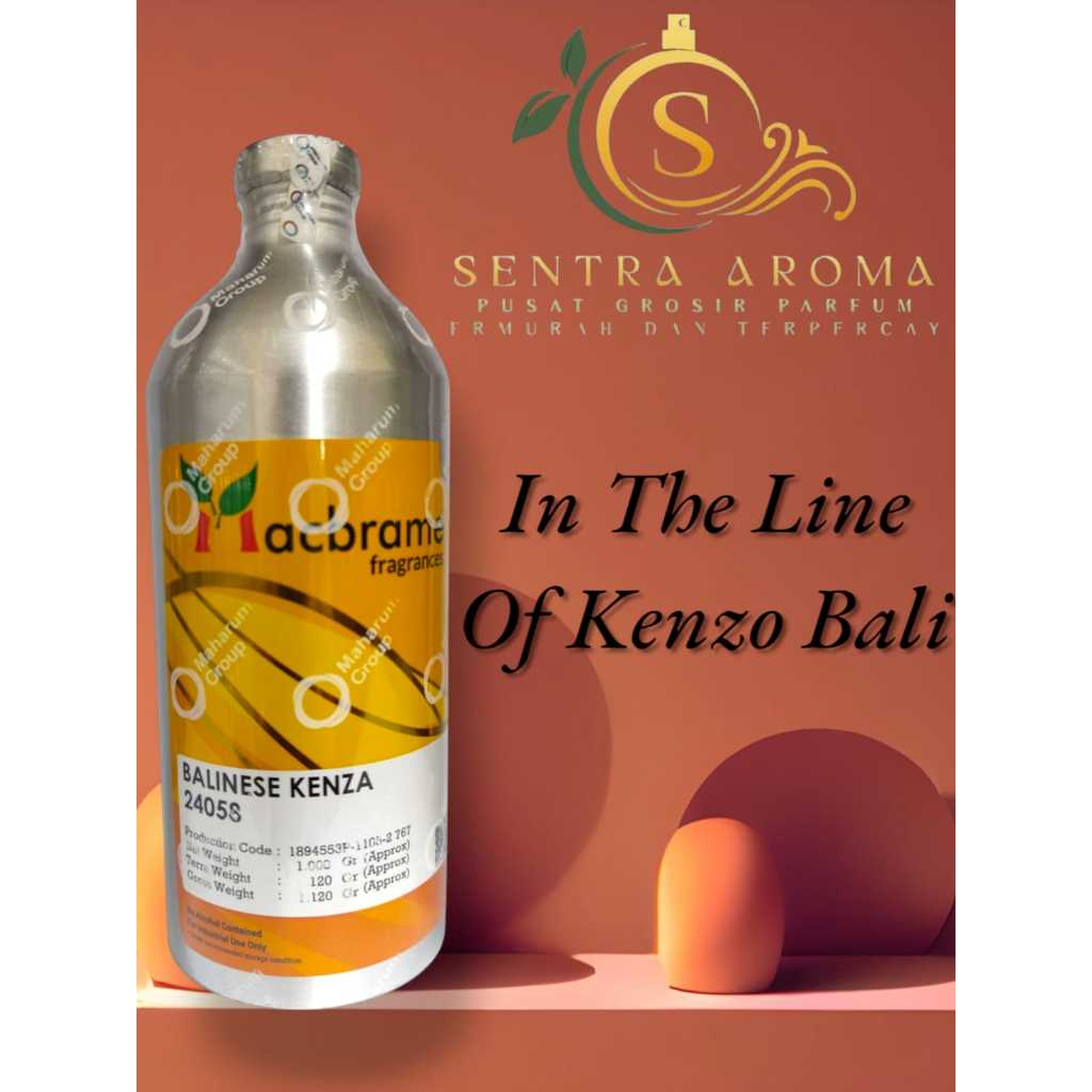 BALINESE KENZA ~Kenza Bal~ BY MACBRAME BIBIT PARFUM KEMASAN SEGEL KALENG 1 KG ( ORIGINAL )