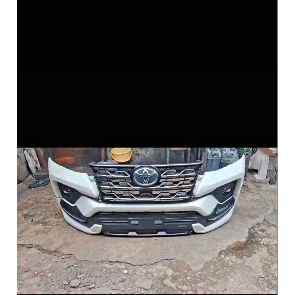 bemper set gril fortuner gr sport