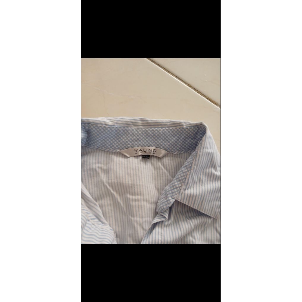 kemeja valino biru wanita