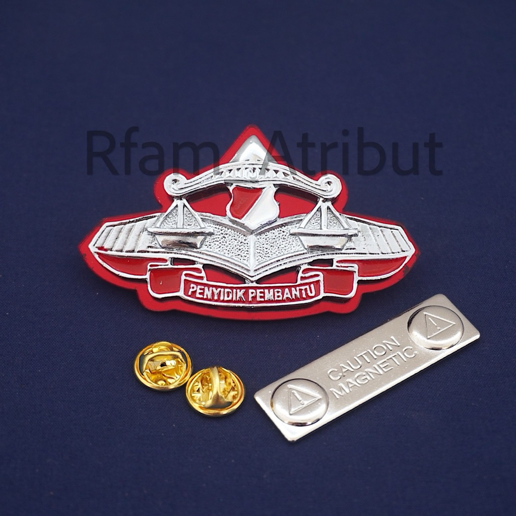 PIN Wing PENYIDIK PEMBANTU Chrome PPns Premium Polri