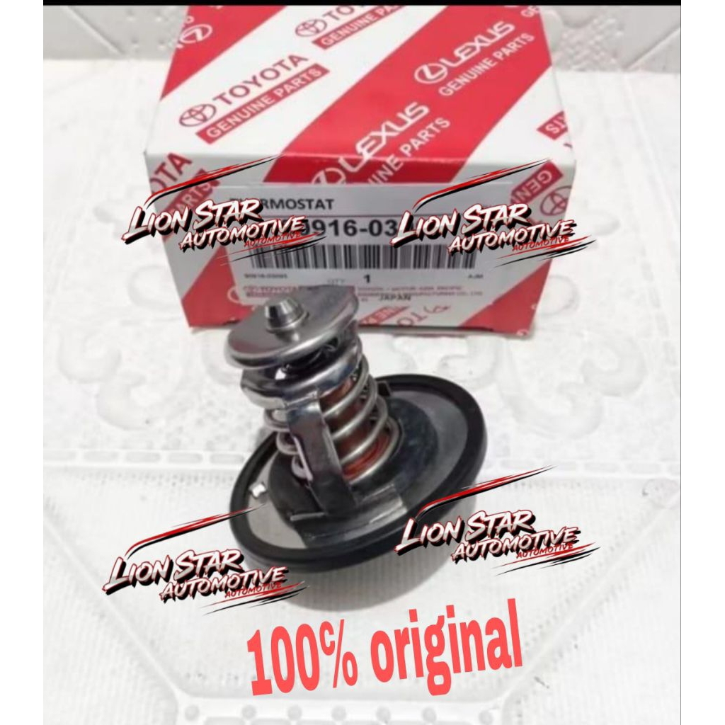 THERMOSTAT WATER THERMOSTAT INNOVA-FORTUNER-HILUX-VIOS-YARIS ORIGINAL