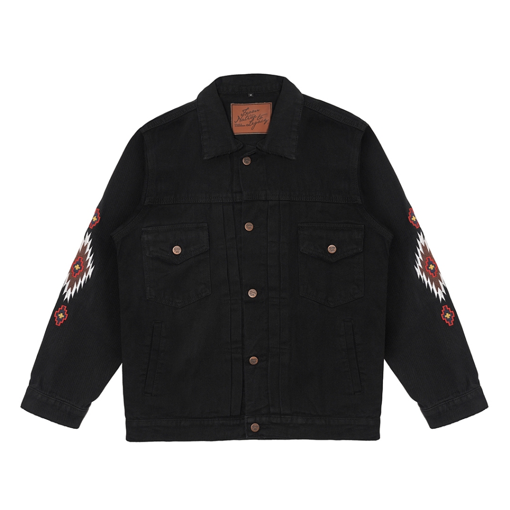 Kevas x Queenbeer Opechanca Navajo Denim Jacket