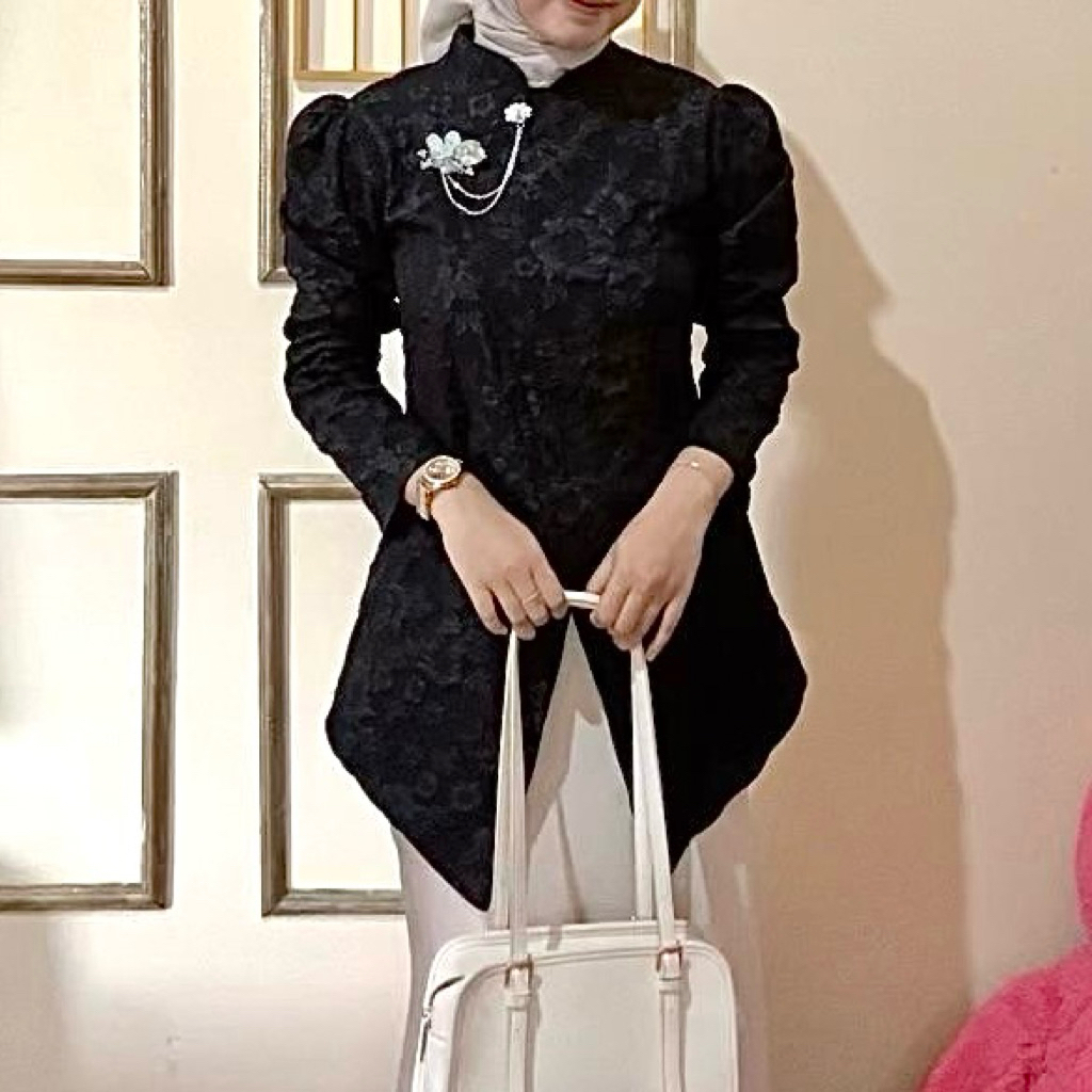 Kebaya Janggan Modern Kartika Series Jaguard Fukuro Bross Baju Kebaya Kraton Modern Jawa