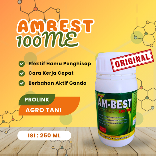 AMBEST 100 ME 250ML - OBAT INSEKTISIDA EFEKTIF DAN AMPUN KENDALIKAN GUREM PADA TANAMAN