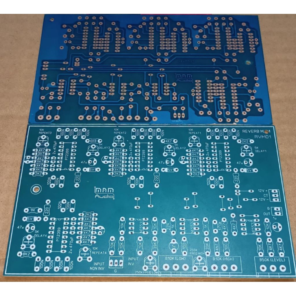 PCB ECHO REVERB MAM RVM01