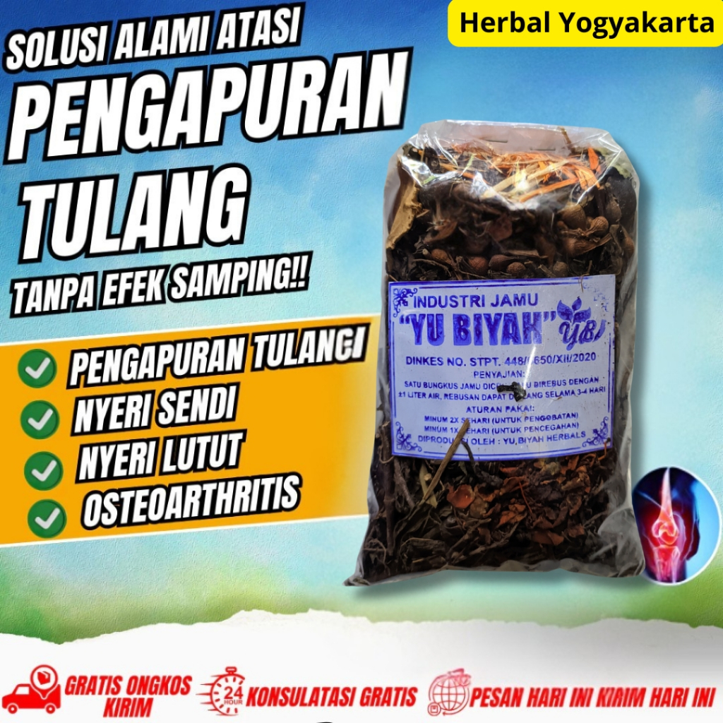 PENGAPURAN JAMU GODOK PENGAPURAN TULANG SENDI DAN LUTUT OBAT NYERI SENDI PENGAPURAN TULANG