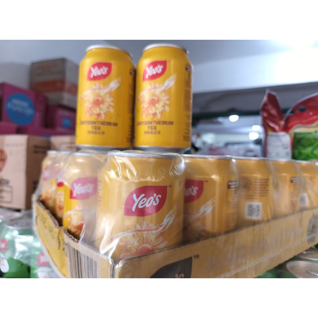 Yeo's Chrysanthemun Tea 300ml. Teh Bunga Kembang kaleng.