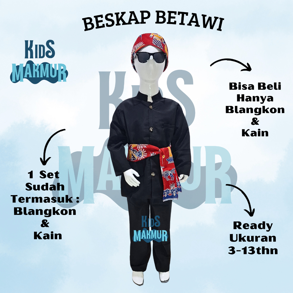 Baju adat anak betawi anak laki-laki baju adat jawa anak laki-laki baju pangsi anak laki-laki baju a