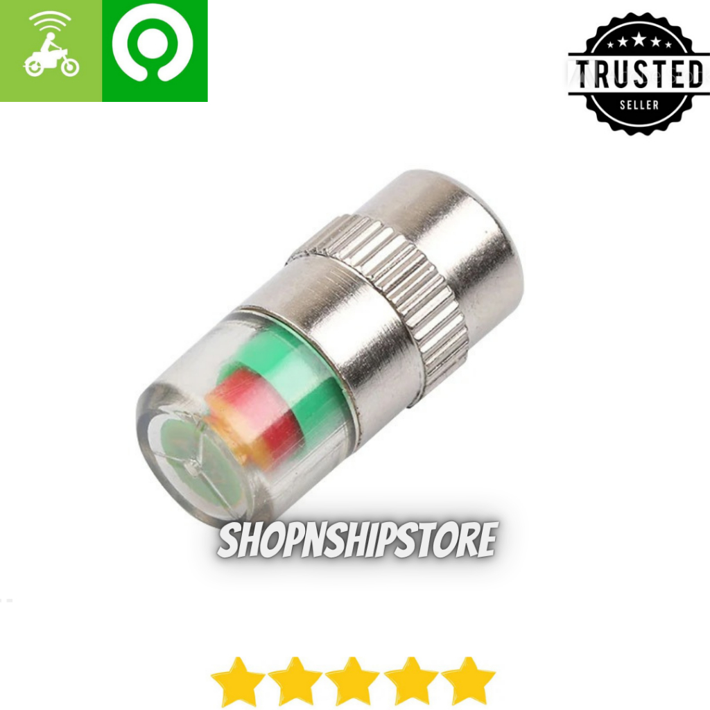 Pentil Ban Ilux | Dengan Indikator Tekanan Ban Tutup Pentil Indikator Tekanan Ban Mobil – Valve Cap 