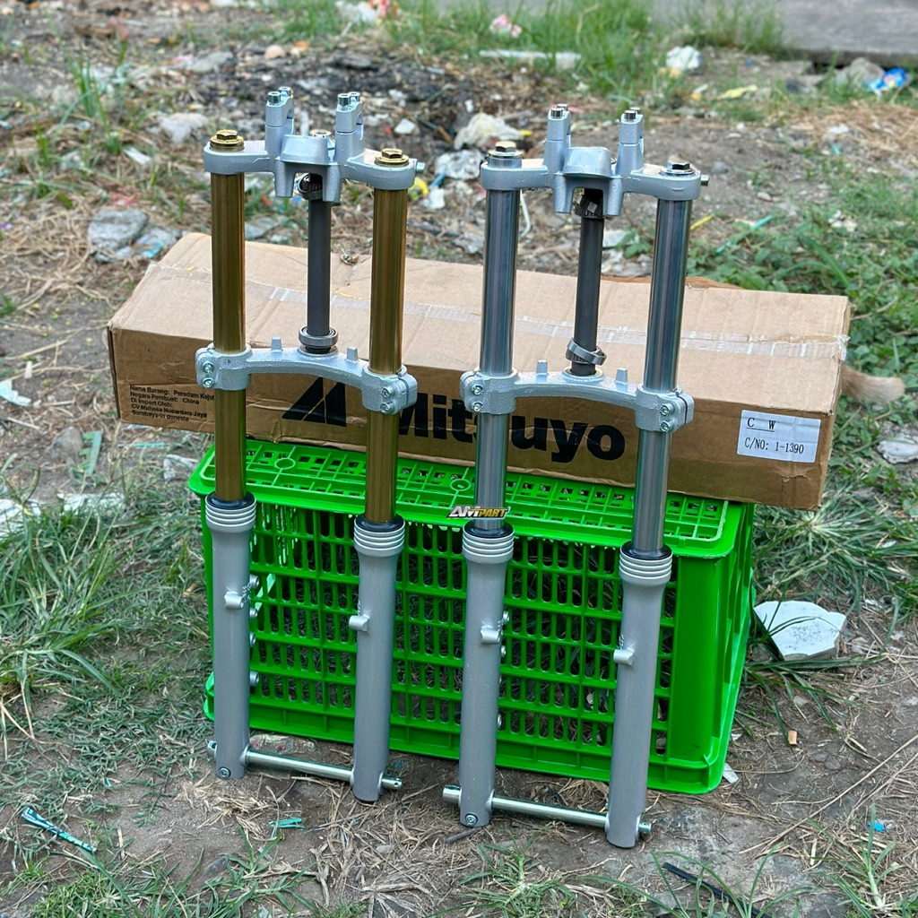 SHOCK SKOK DEPAN NINJA RR R AS GOLD DAN AS CROM PNP HONDA AS 33