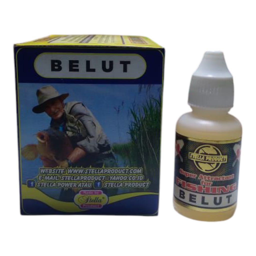 ESSEN STELLA PRODUCT ORIGINAL 100% - BELUT 30 ML (UMPAN MANCING IKAN)