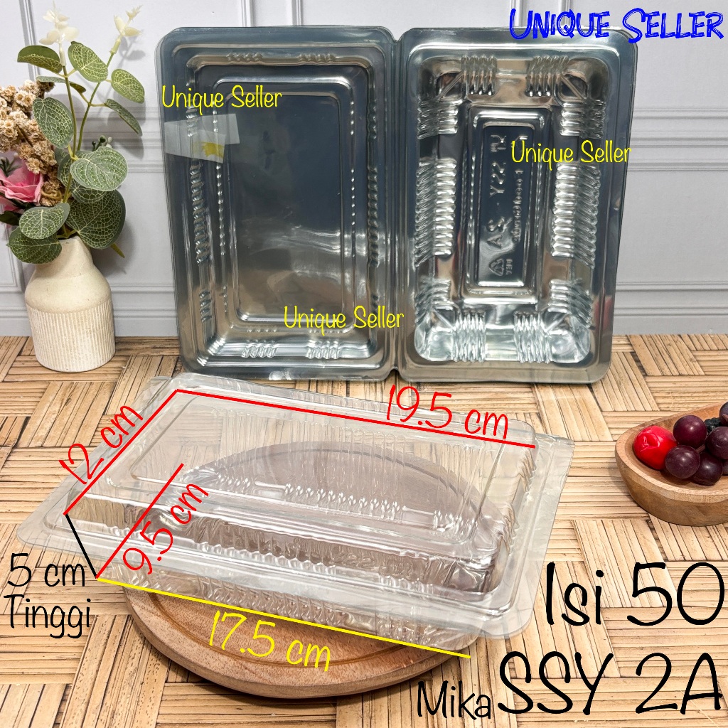 [Isi50] Mika 2A SSY 2 A Uk 19.5x12x5 Mika Ayam Nasi Goreng Kuning Campur Daging Bakmi Bihun Kwetiau