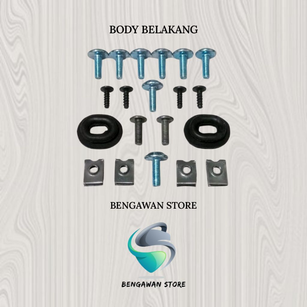 Baut Fullset Cover Bodi Body Belakang Honda CBR 150 Old / Lama CBU Thailand