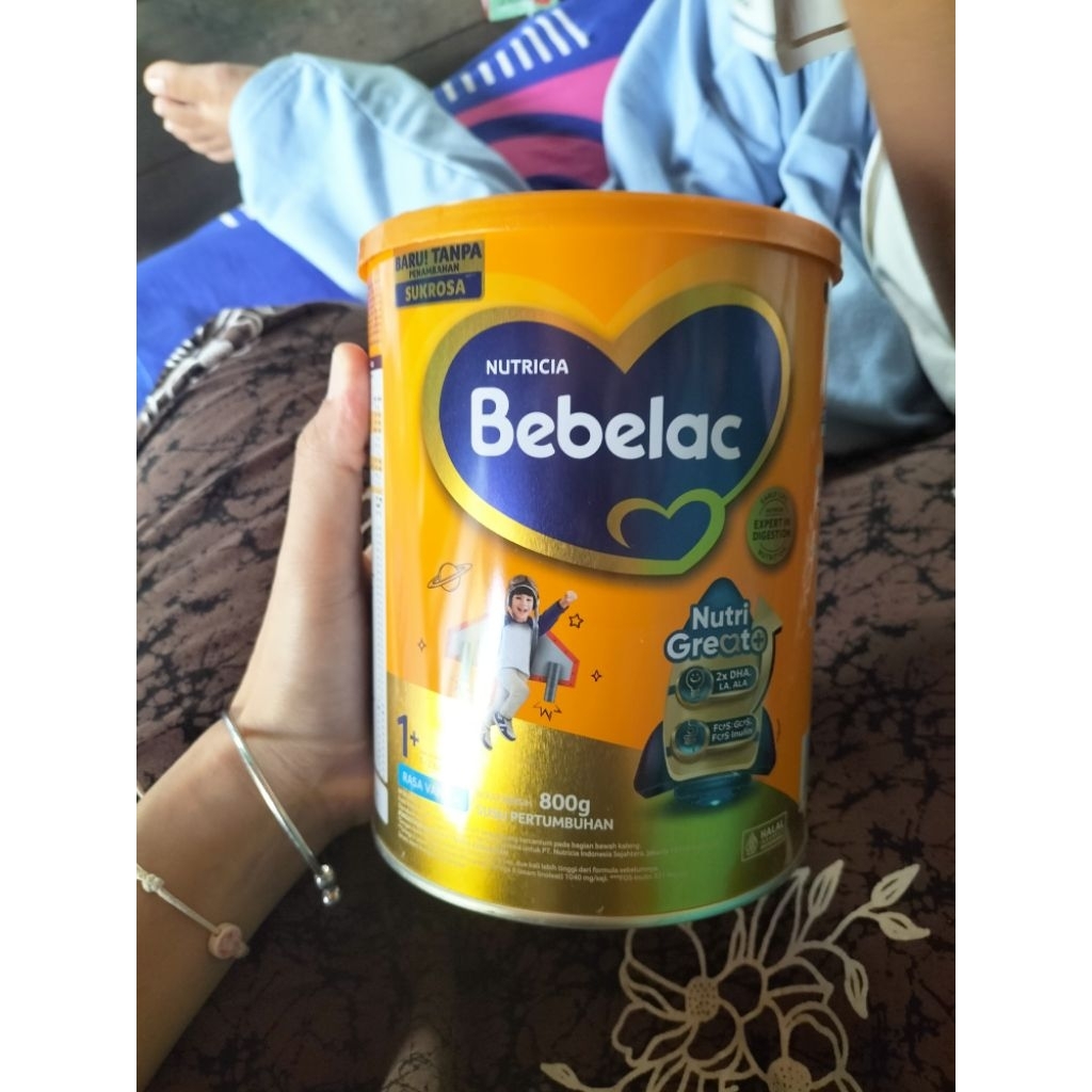 KALENG SUSU BEKAS BEBELAC NEW PACKAGING (KOTOR/BELUM DI BERSIHKAN) 800g COCOK UNTUK KERAJINAN TANGAN
