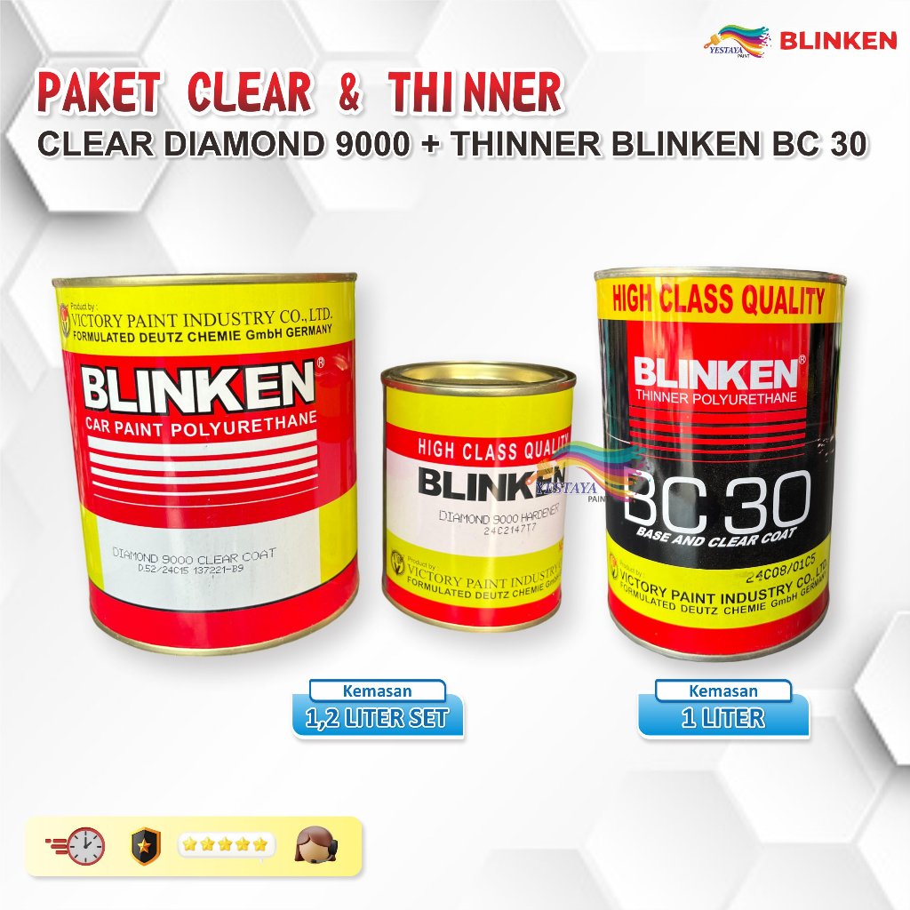 [PAKET] CLEAR COAT BLINKEN DIAMOND 9000 + THINER BLINKEN BC 30