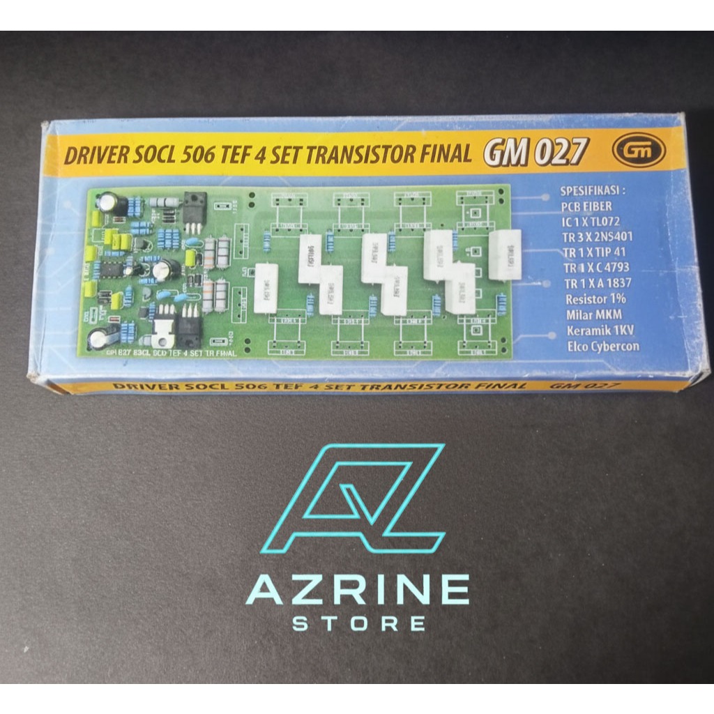 DRIVER SOCL 506 TEF 4 SET TRANSISTOR FINAL GM 027