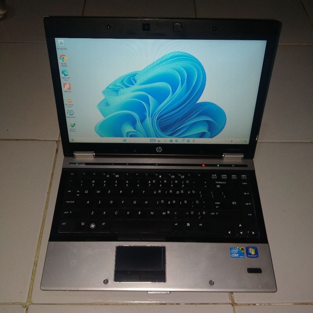 Laptop mulus noken HP Elitebook 8440p Intel Core i5 Ram 8 SSD 128 GB Win 11