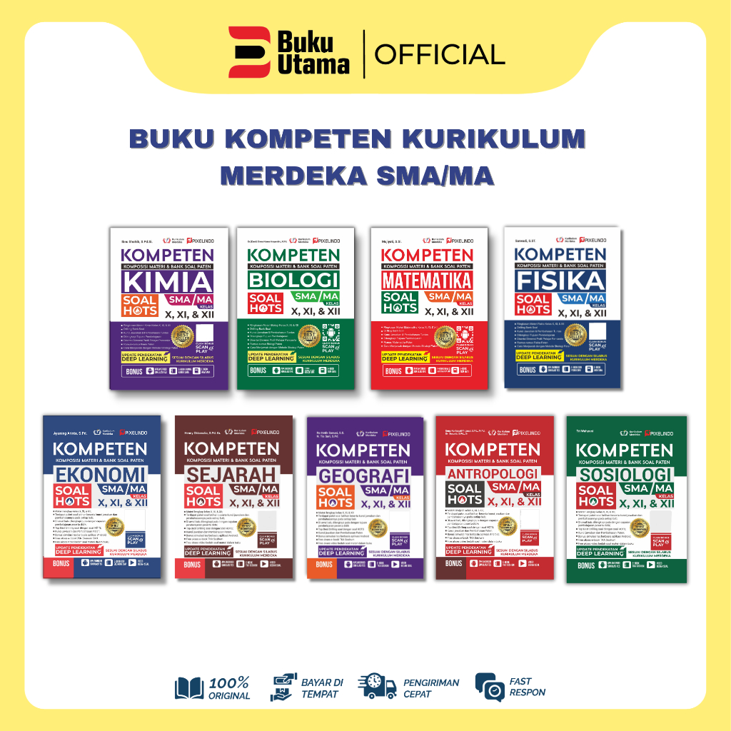 BUKU UTAMA Buku Kompeten SMA/MA Kelas X,XI,XII Kumer, Deep Learning