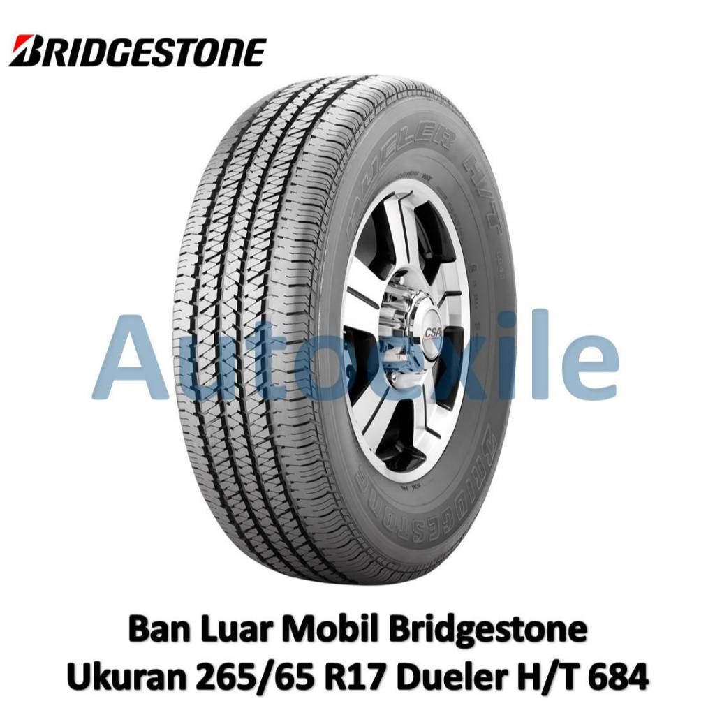 Ban Luar Bridgestone 265/65 R17 Dueler H/T 684 BS Tubeless Radial 265/65R17 Ring 17 HT D684 D-684 Ba