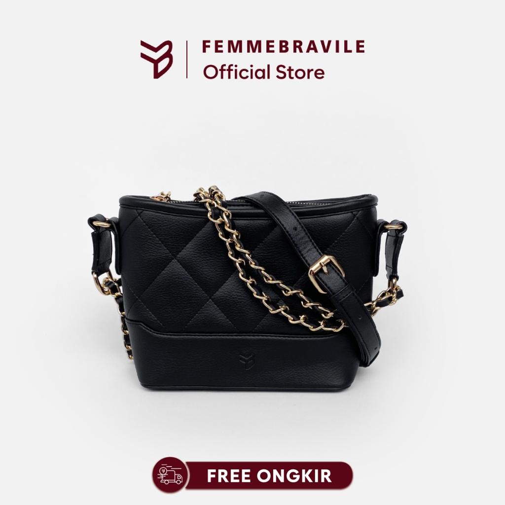 Femmebravile | Tas Selempang Wanita | Tas Selempang |  Tas Wanita | Kara Leather Bag