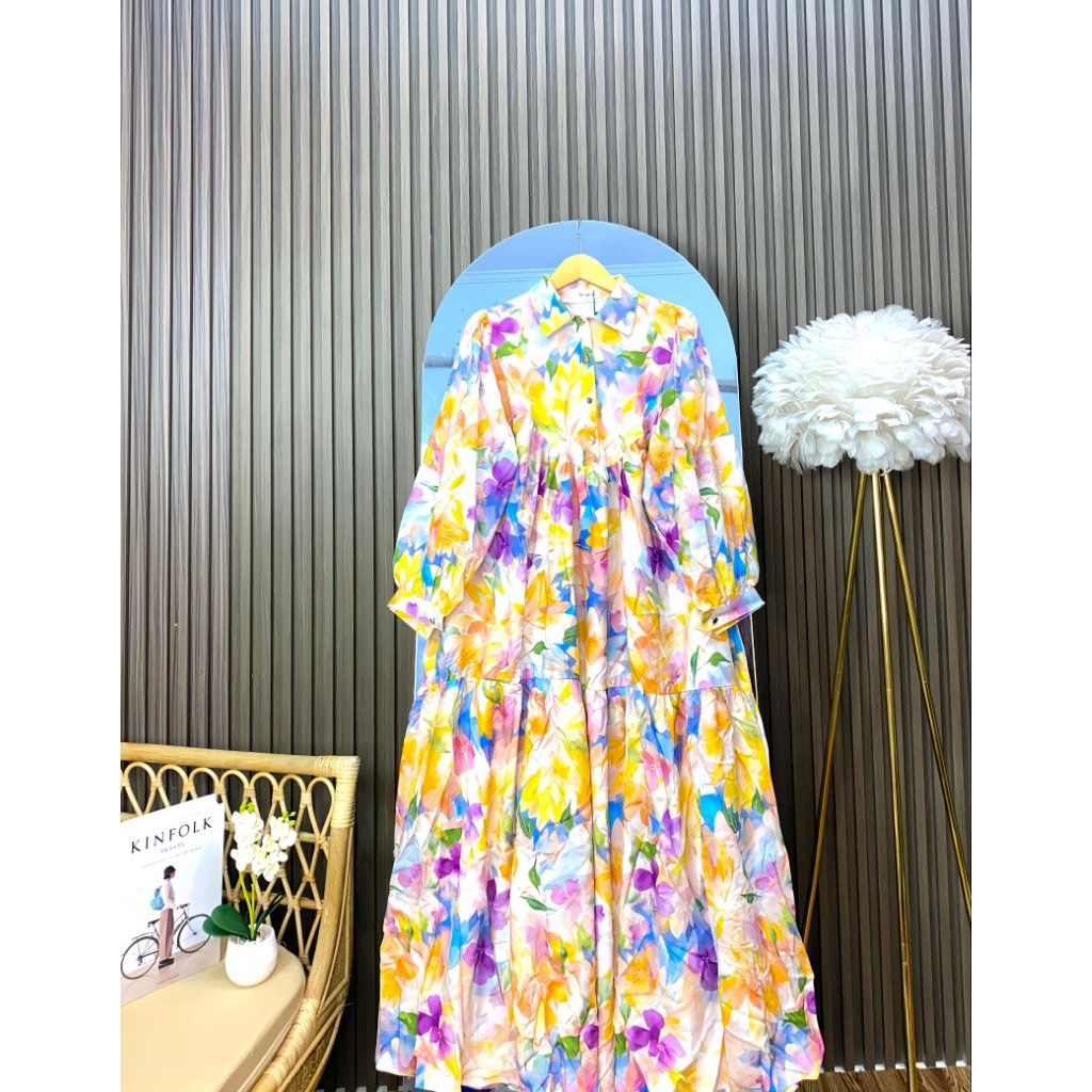 BESTIIE FASHION - AQILA GAMIS -kancing depan busui