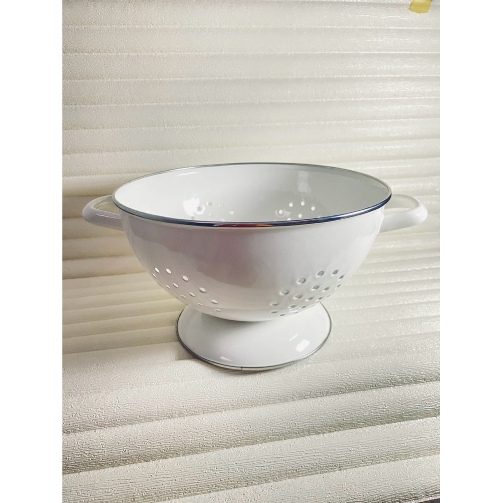 ToserbaMama ~ Sangku / Wakul Nasi Enamel 24Cm Polos Tempat Nasi Wakul Jadul Vintage Kaleng