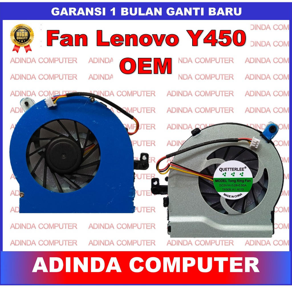 Kipas Cooling Fan Lenovo IdeaPad Y450 Y450A Y450AW Y450G