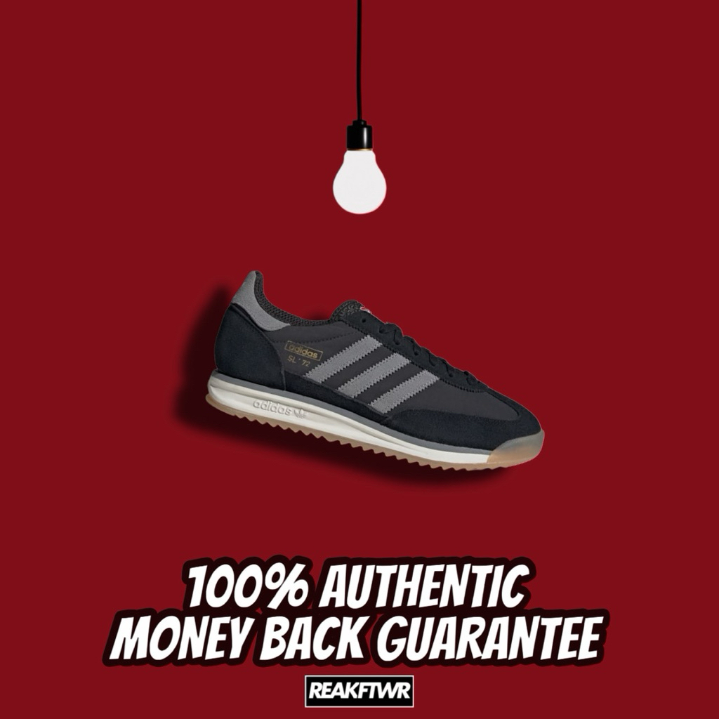 Adidas SL 72 RS Core Black Grey Carbon 100% Authentic [JH5098]