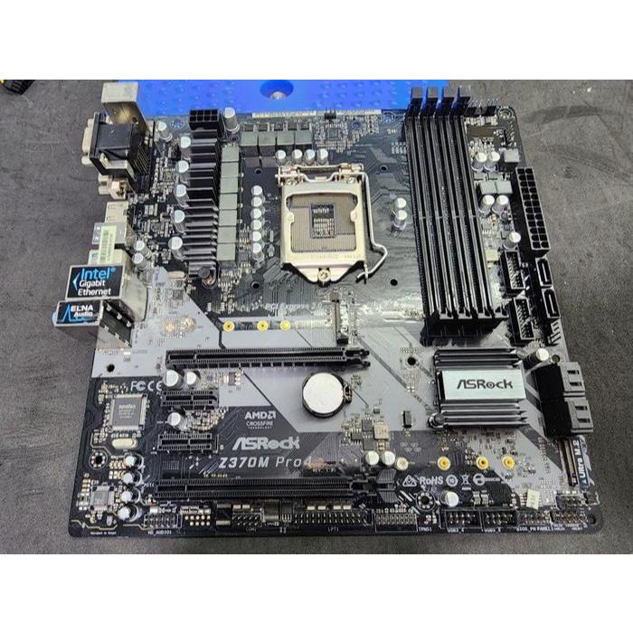 MOBO ASROCK Z370M PRO4 GEN 8 Motherboard Micro ATX DDR4 ( BERGARANSI )