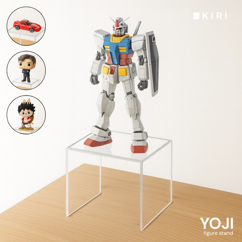 Display Action Figure | Akrilik Stand Tatakan Hiasan Mainan Anak | Rak Blind Box Labubu Gundam