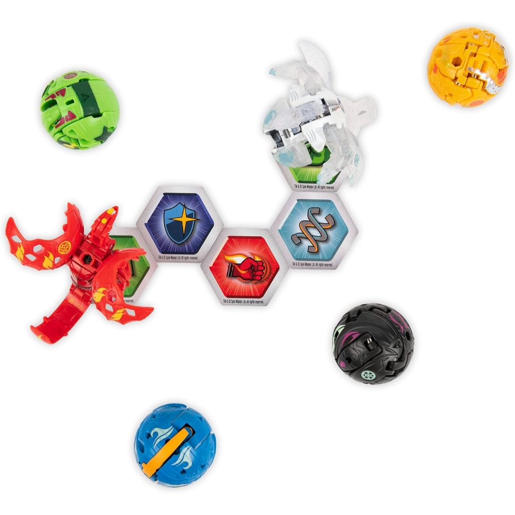 Bakugan Evolutions, UNbox and Brawl Pack with 6 Exclusive, BakuCores, Collectible Cards, Gate Cards,