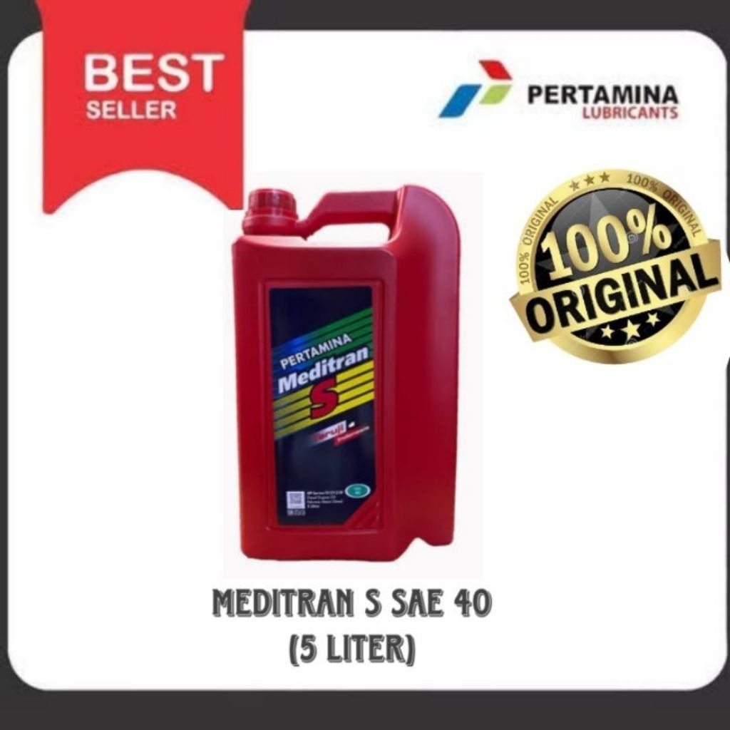 OLI MESIN MOBIL MEDITRAN S SAE 40 (5LITER)