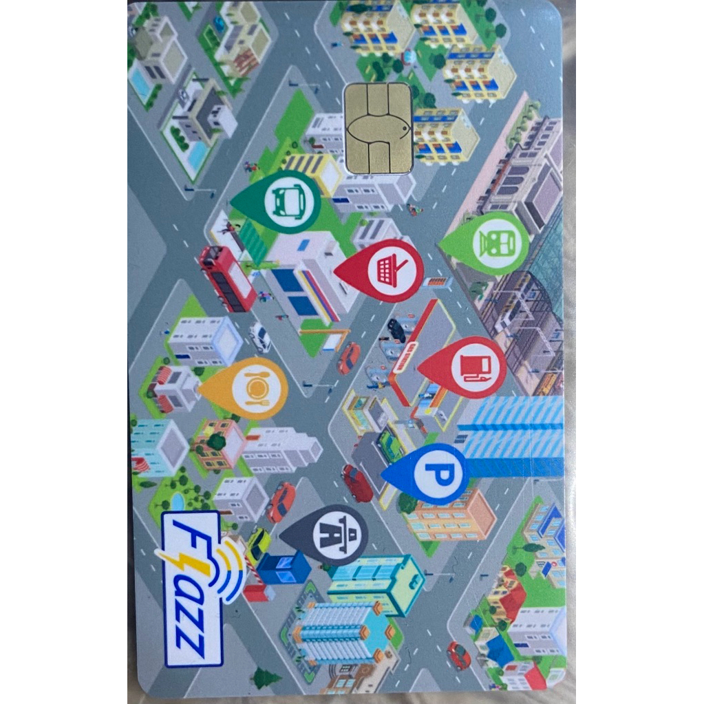 FlazzBCA original support nfc edisi gambar peta