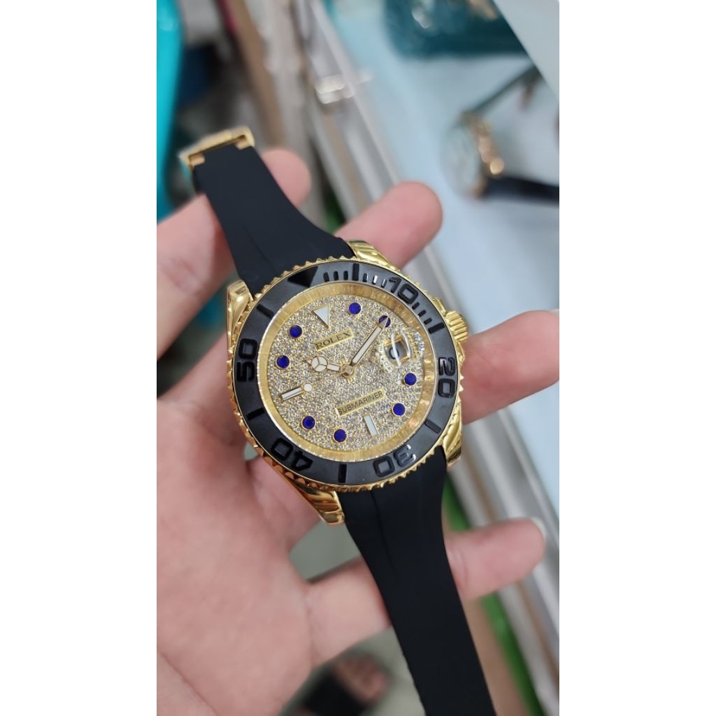 JAM TANGAN PRIA RLX SUBMARINER DIAMOND