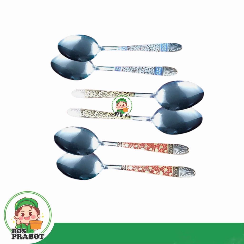 Sendok garpu batik lusinan murah / sendok batik / garpu batik stainless