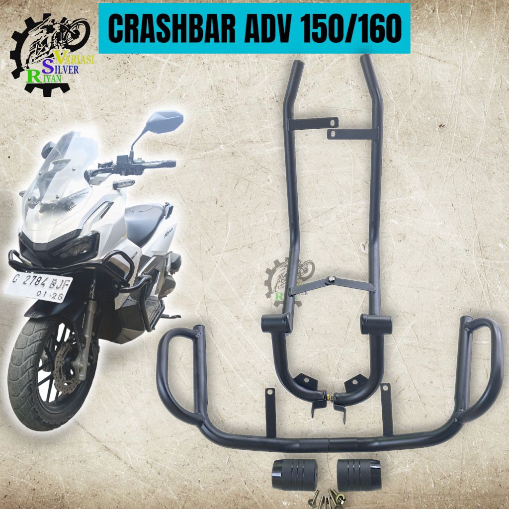 GALIMENAS - CRASHBAR TUBULAR ADV 150 FULL SET BODY SAMPING DAN DEPAN - PELINDUNG MOTOR ADV 150
