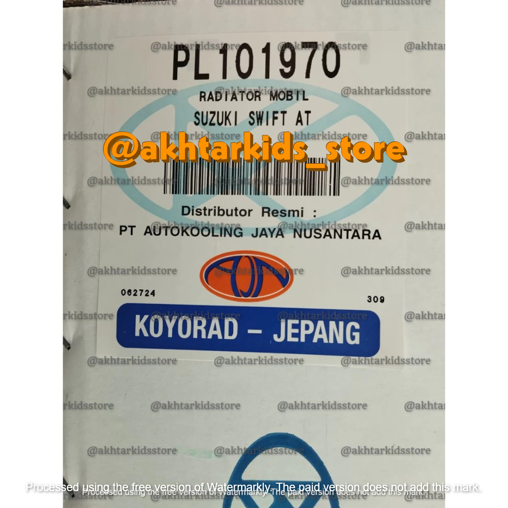 Radiator Suzuki Swift Matic Koyorad 2006 2007 2008 2009 2010 2011