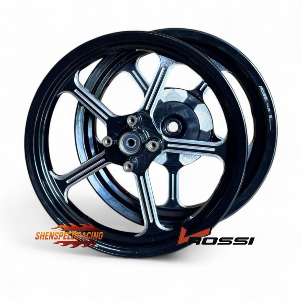 Vrossi venom mercury vario 110/125/150,beat,scoopy 14x185/215 black glos chrome
