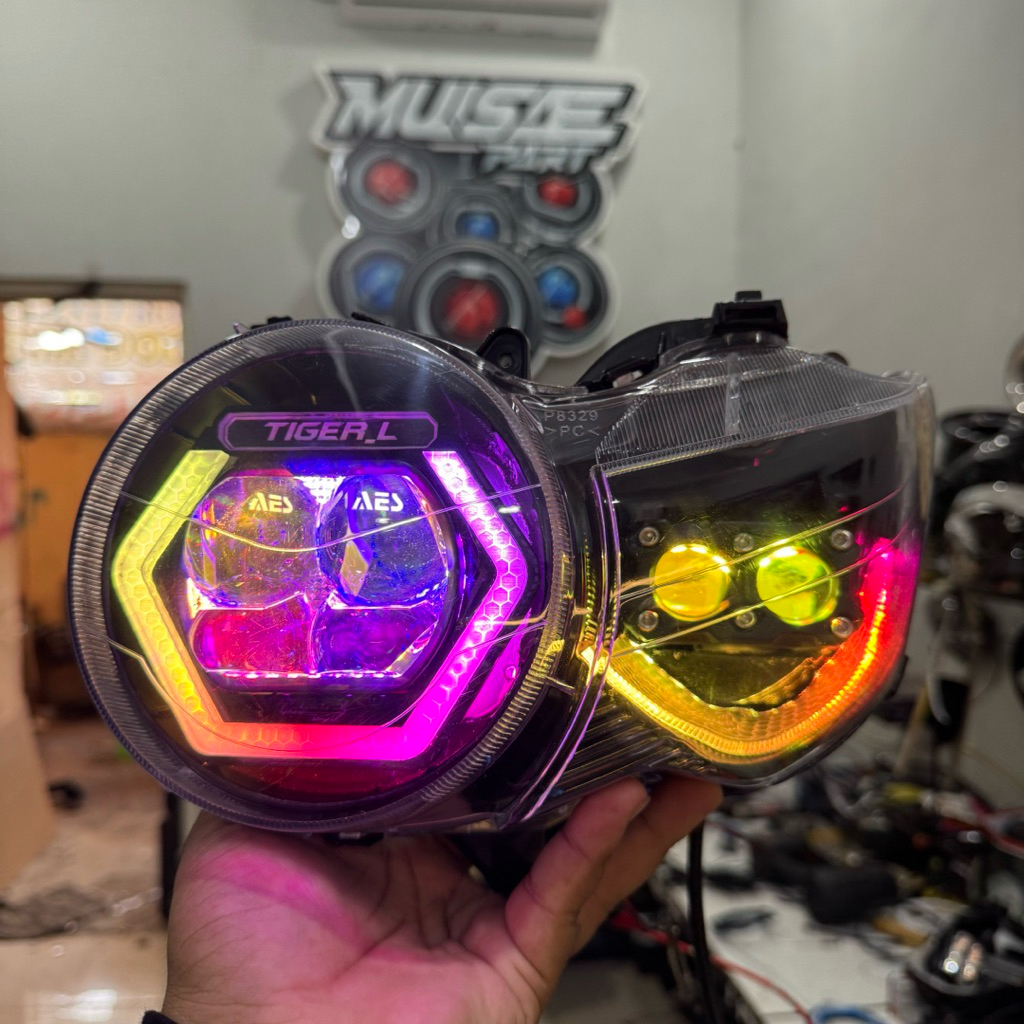 lampu tiger pc Biled aes turbo billaser sv terbaru