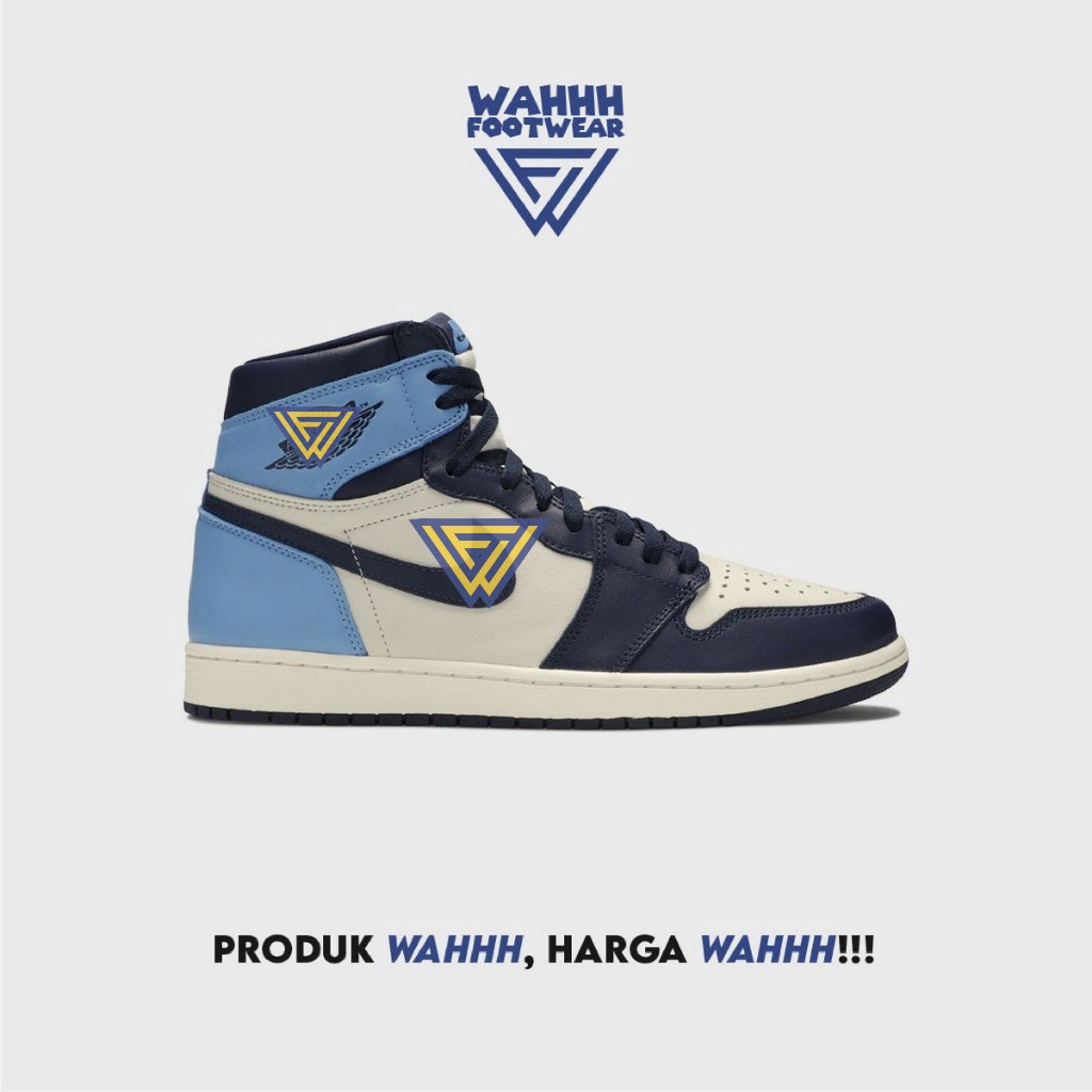 NK Air Jordan 1 Retro High OG - Obsidian University Blue Sail